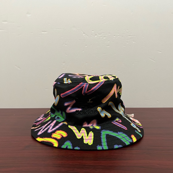 Adidas, Reversible Bucket Hat, Love Unites, GA1232, Multicolor - Picture 8 of 15